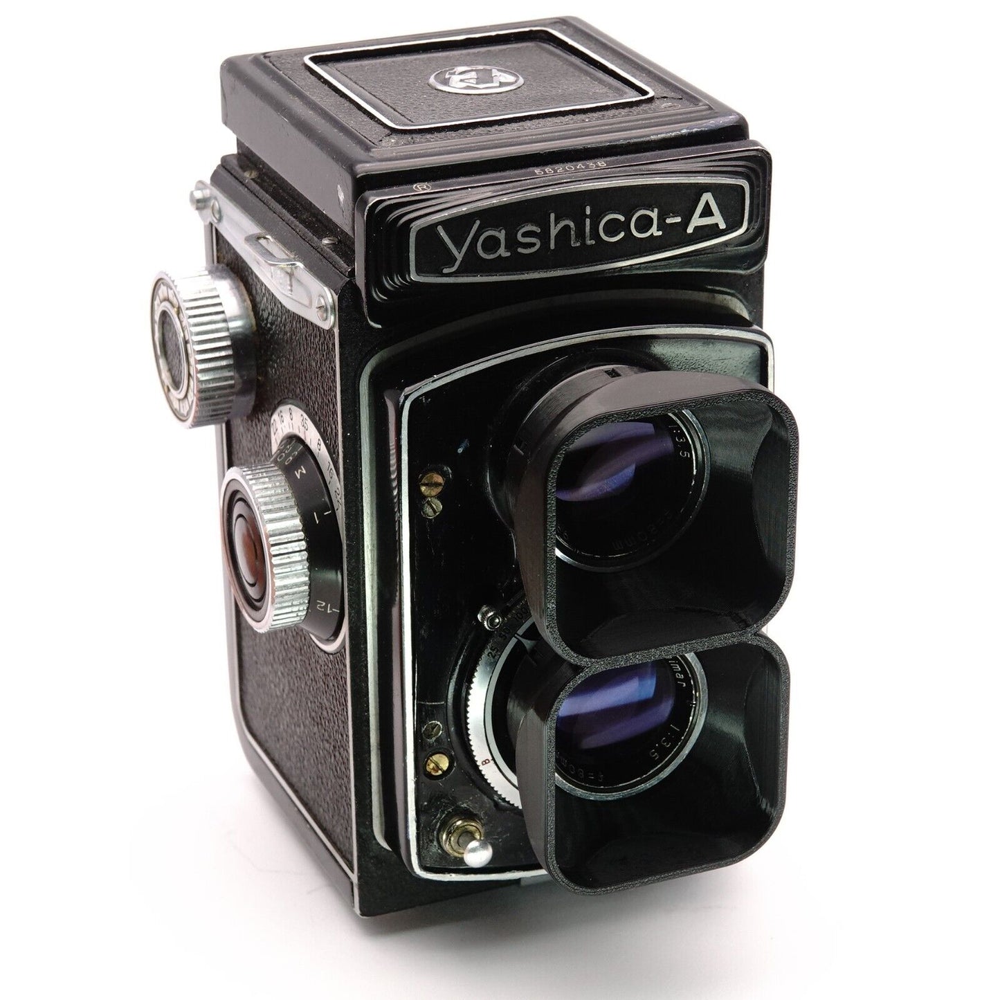Double lens hood for Yashica-A