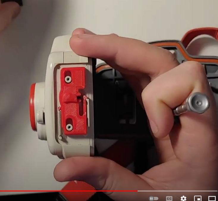 2x Crochets de fermeture de porte pour Canon Sure Shot WP-1 / A-1 / Autoboy D5