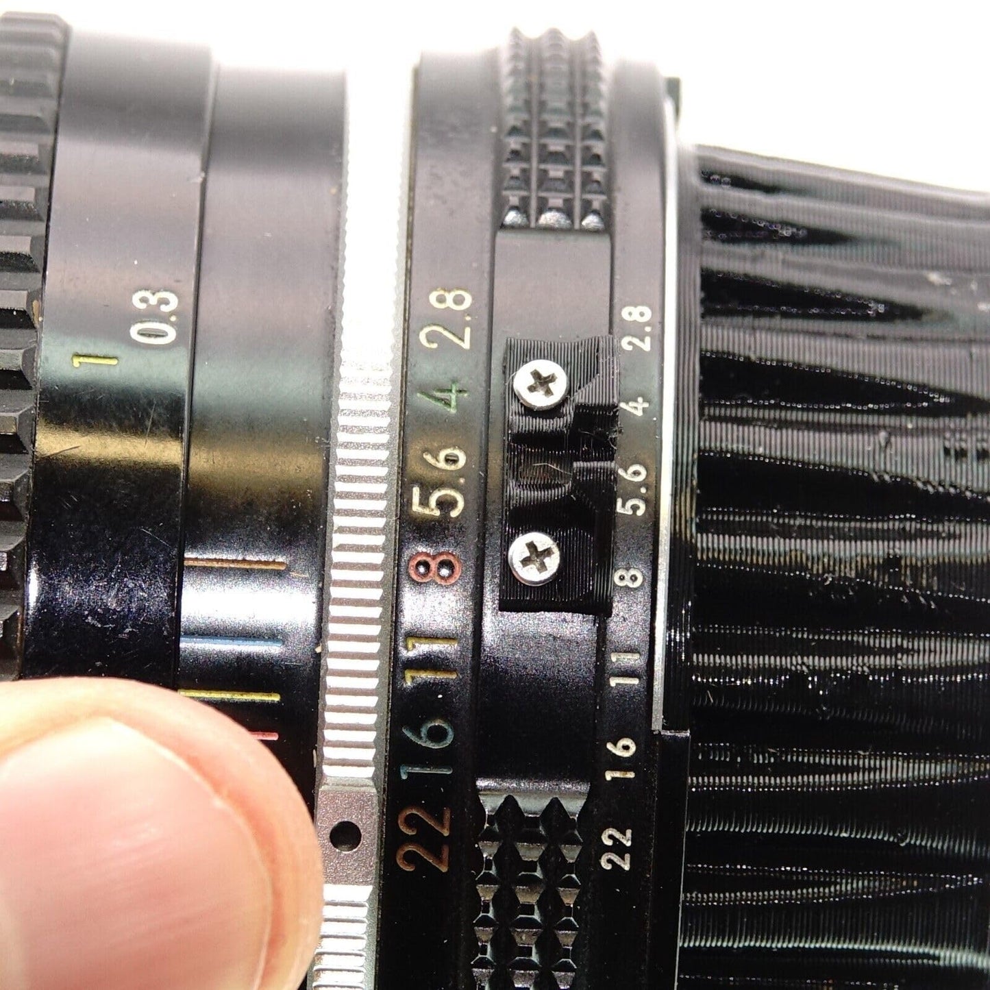 Perno di accoppiamento del misuratore "Hasenohren" per Nikon Pre-AI Nikkor