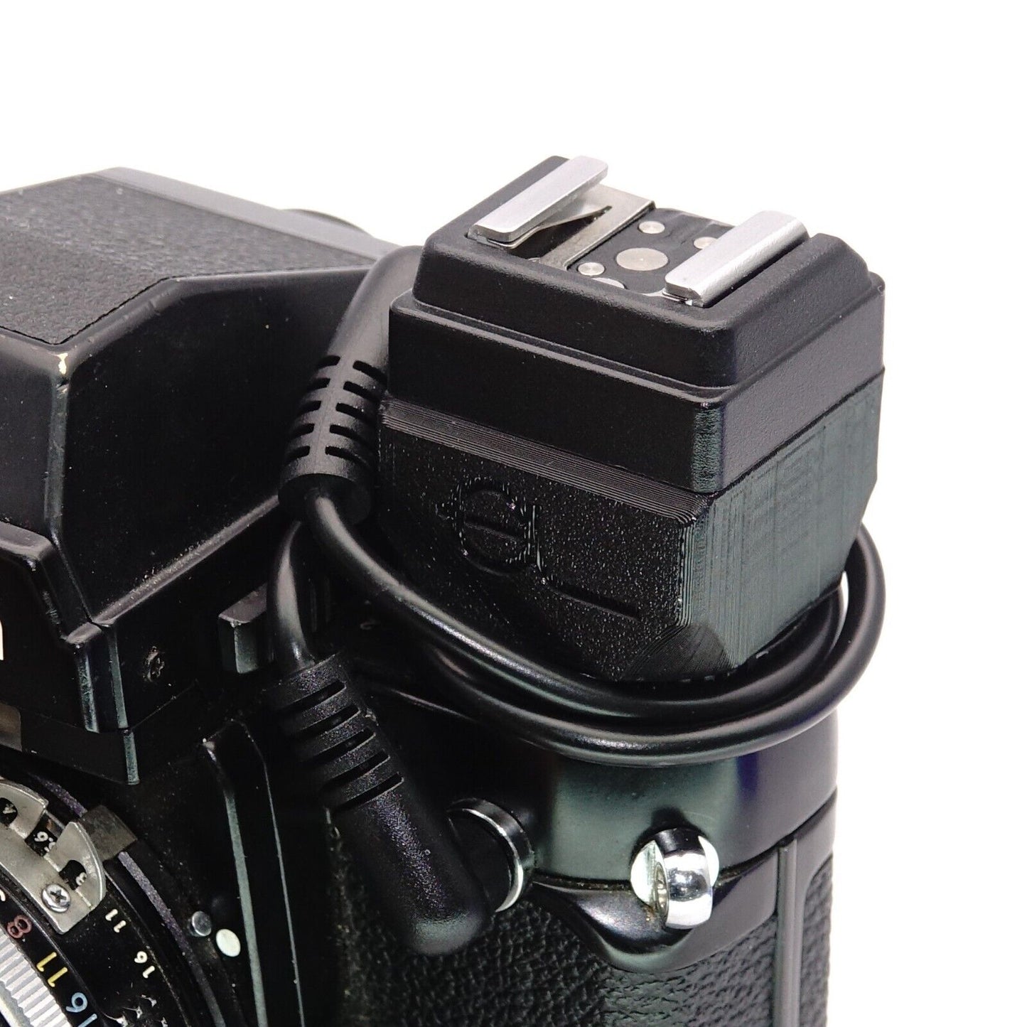 Adaptateur flash sabot froid avec câble PC pour Nikon F3, Canon F-1
