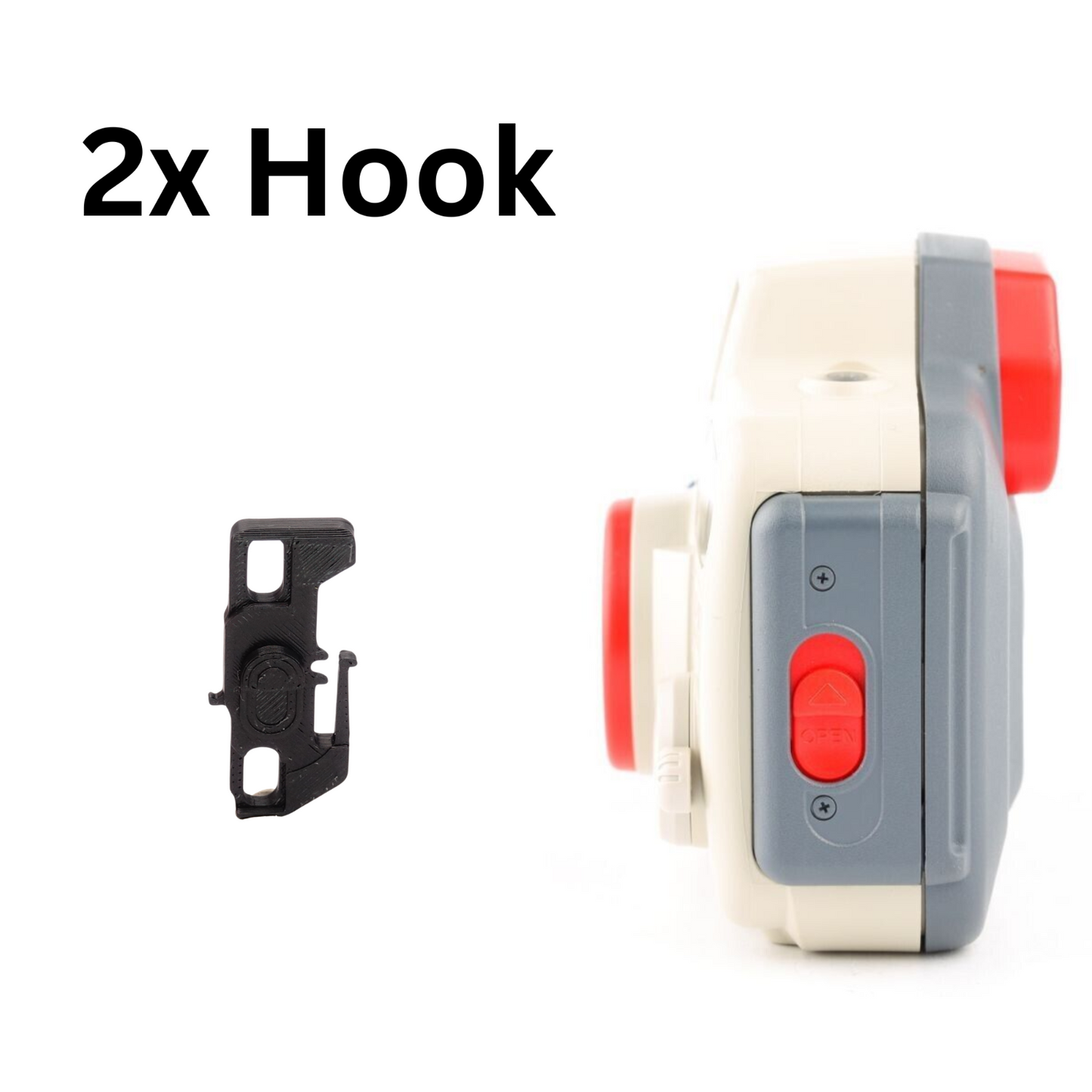 2x Crochets de fermeture de porte pour Canon Sure Shot WP-1 / A-1 / Autoboy D5