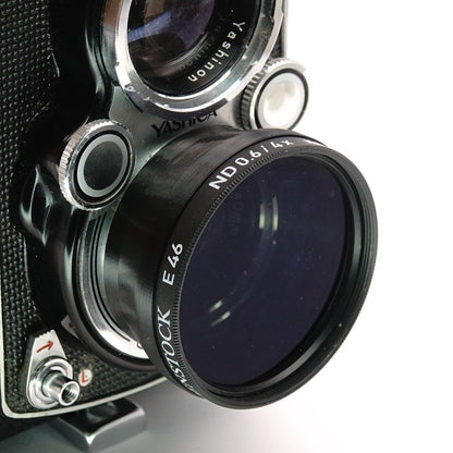 Pare-soleil Bay I et adaptateur de filtre pour Yashica Mat 124G, Rolleiflex T