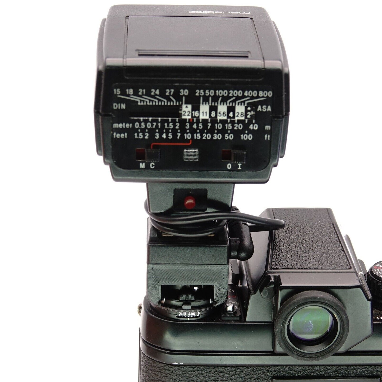 Adaptateur flash sabot froid avec câble PC pour Nikon F3, Canon F-1