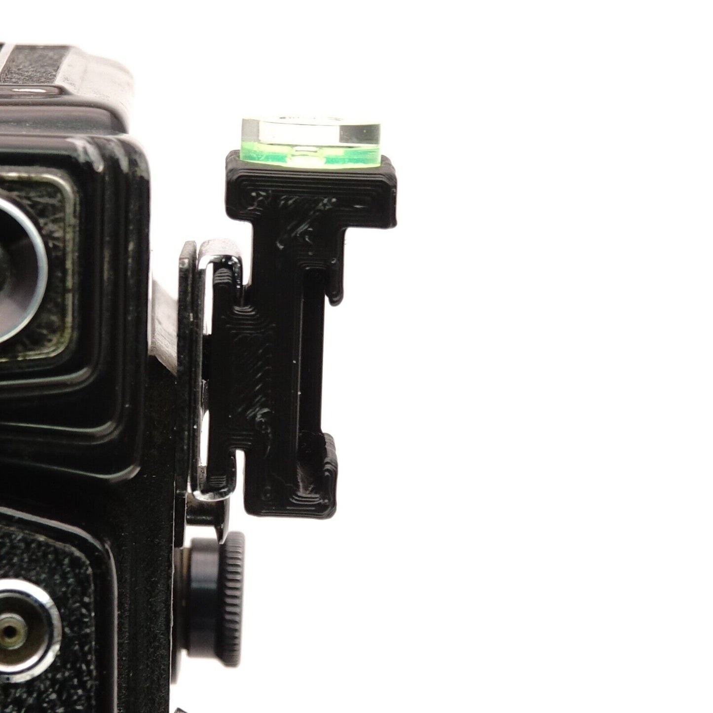 Niveau à bulle 90° pour sabot latéral pour Yashica Mat 124, Rolleiflex & Mamiya RB67