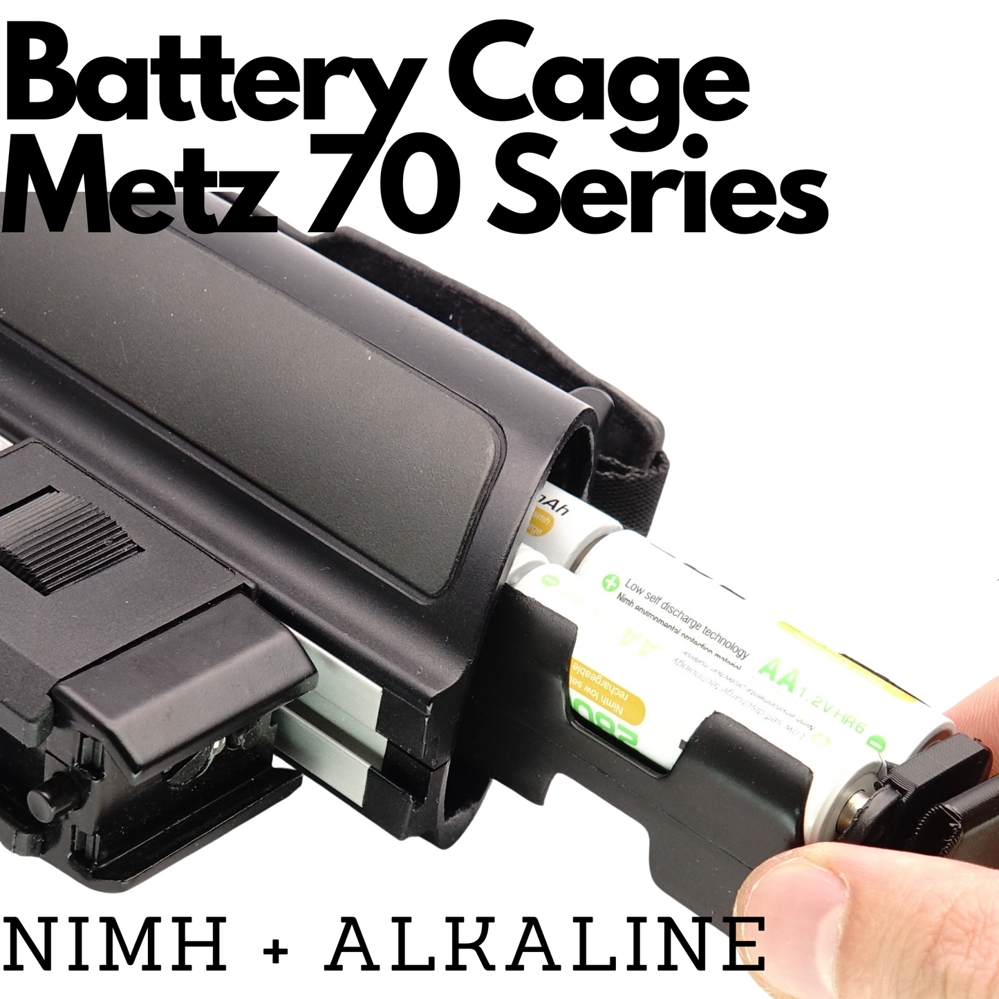 Porte-piles 7x AA pour Metz Mecablitz 76 MZ-5, 70 MZ-5, 50 MZ-5