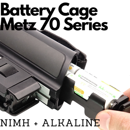 Porte-piles 7x AA pour Metz Mecablitz 76 MZ-5, 70 MZ-5, 50 MZ-5