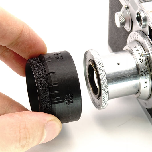 VALOO pare-soleil avec contrôle de diaphragme pour Leica Elmar 5cm f/3.5