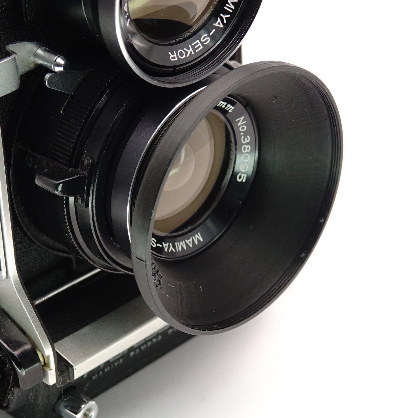 Pare-soleil pour Mamiya C330 / C220 / C33 objectifs (55mm - 250mm)