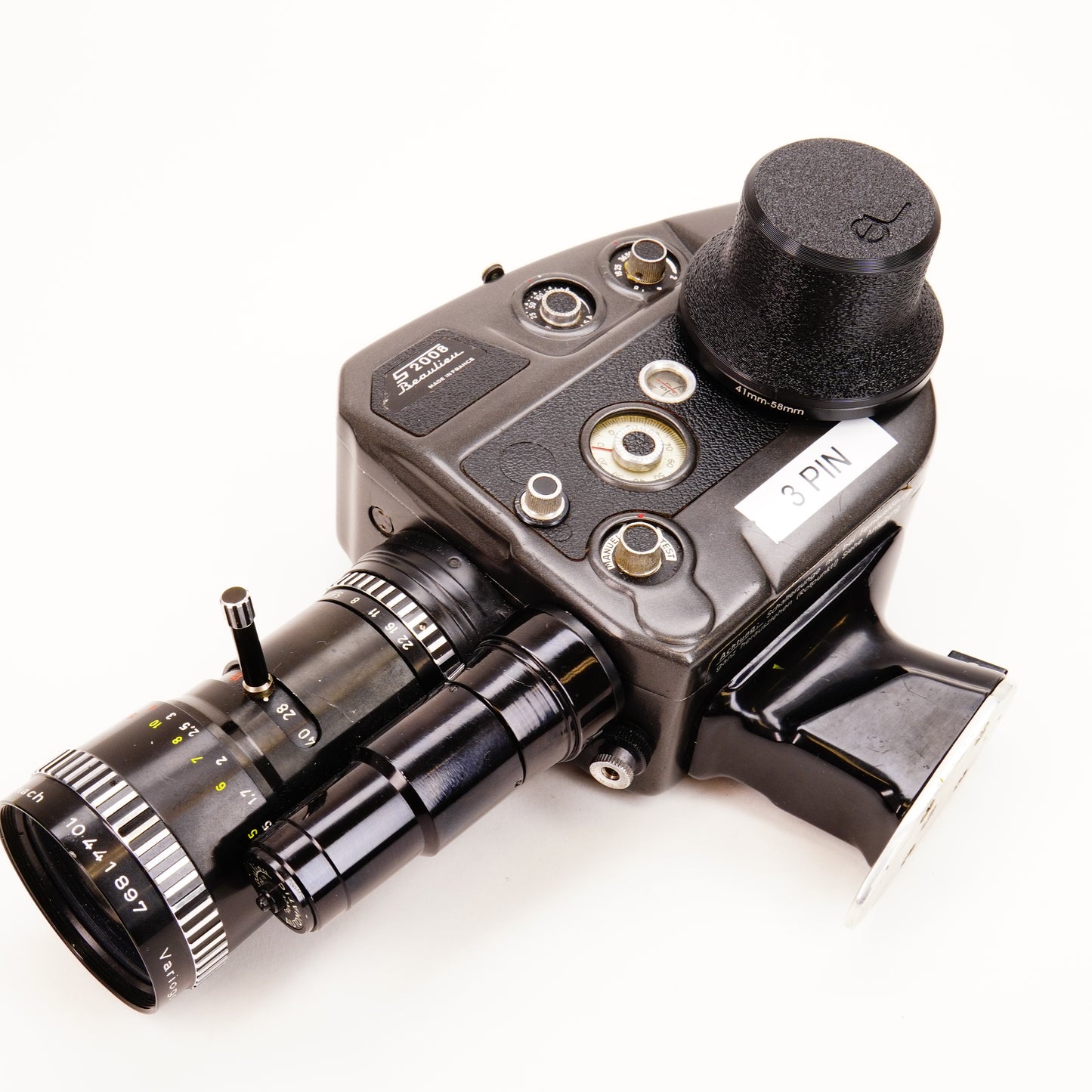 Adaptateur de batterie Beaulieu S2008 (3 broches) - 4x piles AA rechargeable