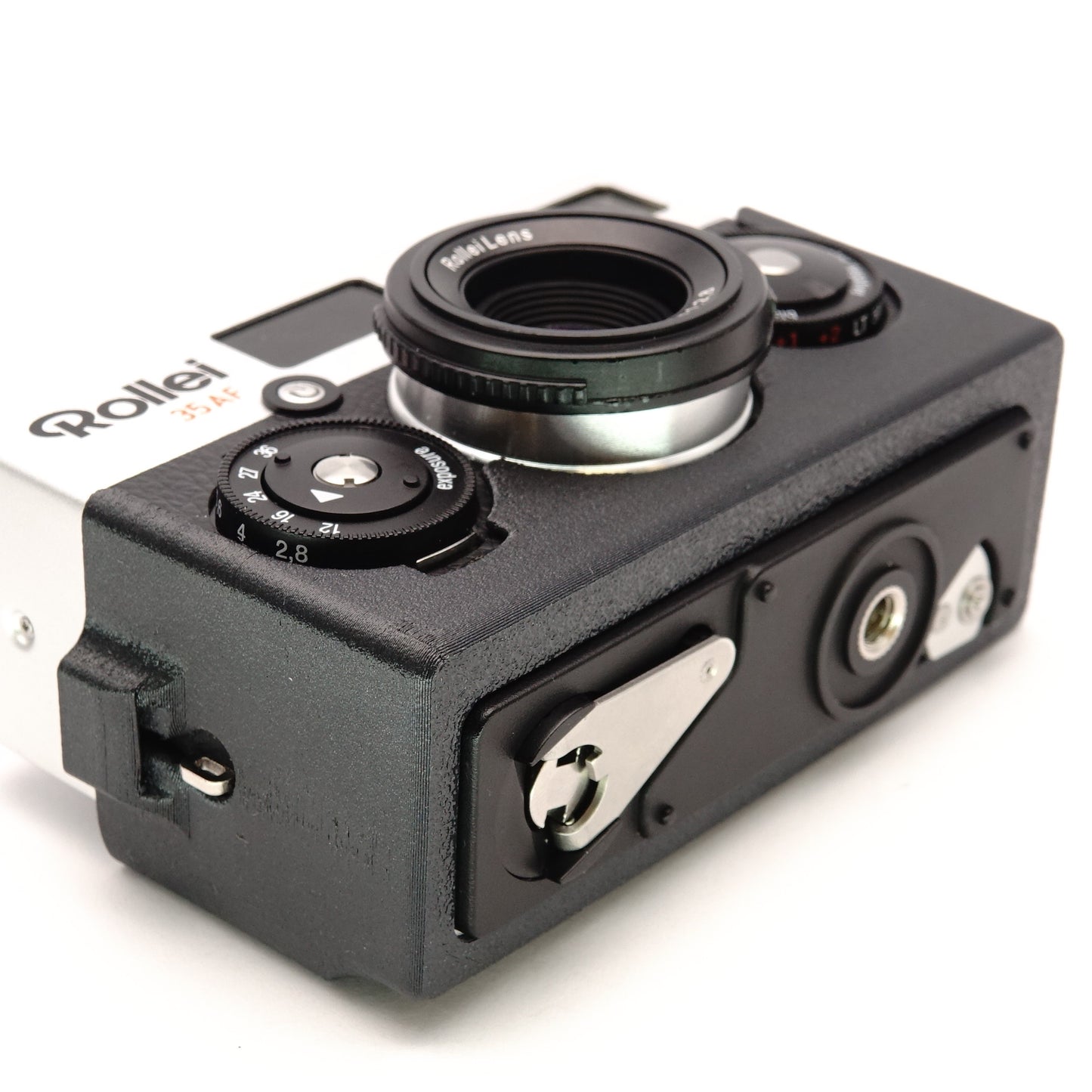 Accessoires (couvercle, adaptateur, pare-soleil, étui) pour Rollei 35 AF