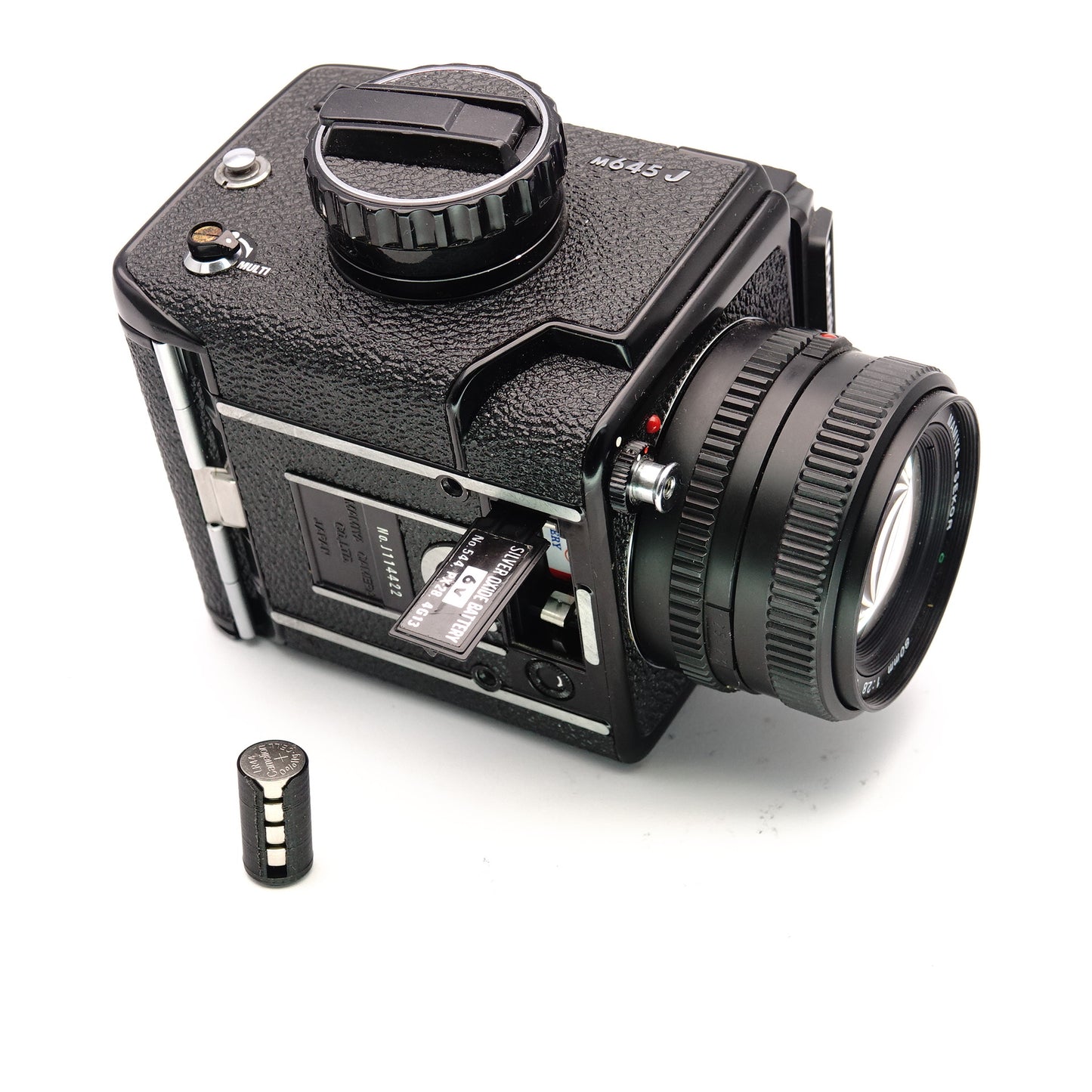 Adaptateur de batterie 4x SR44 vers V28PX (6V) pour Pentax 67, Mamiya RZ67 & Canon AE-1