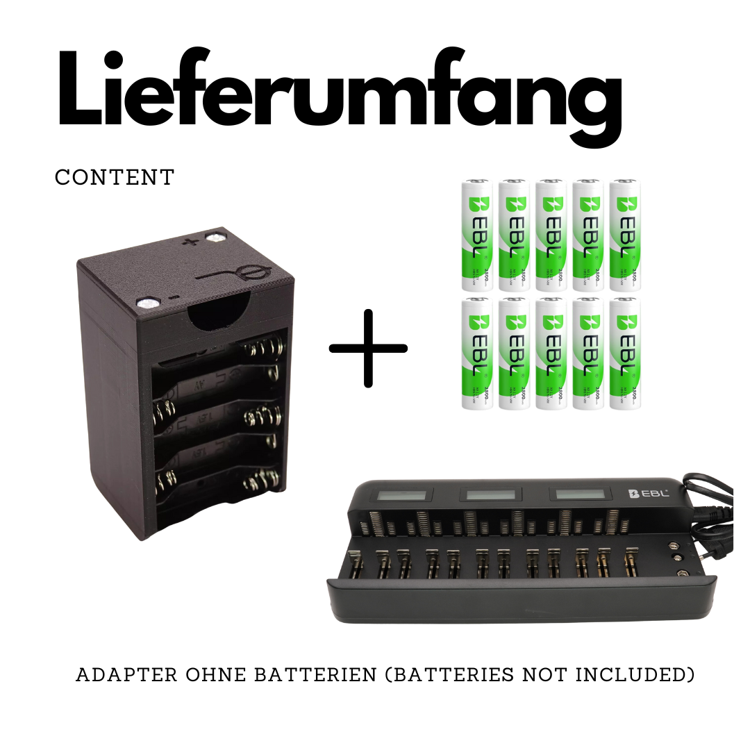 Adaptateur batterie 10x AA pour Metz Mecablitz 60 CT-1 / CT-2 / CT-4