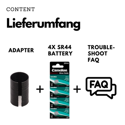 Adaptateur de batterie PX27 pour Minox 35 GT, EL, GL & LX