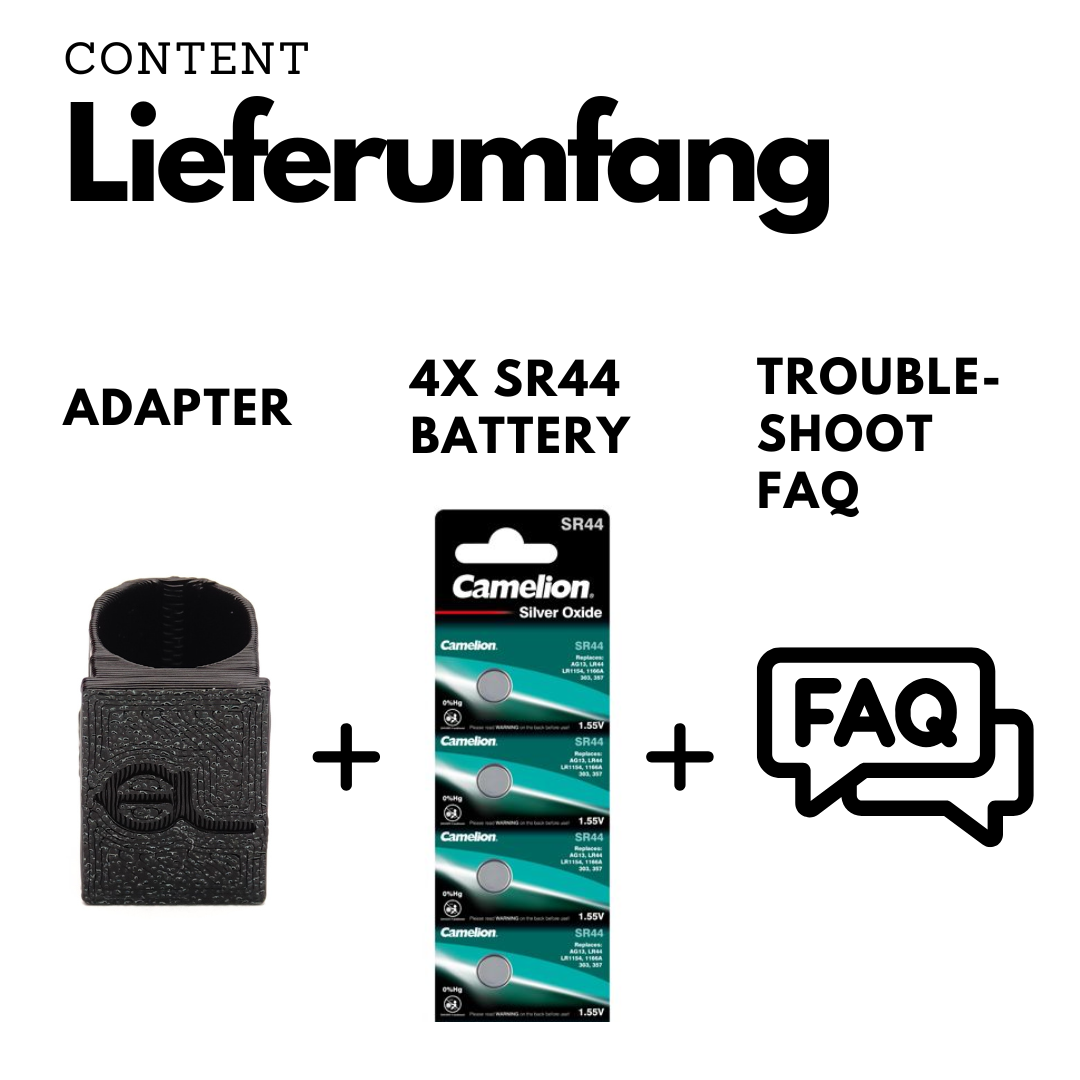 Adaptateur de batterie PX27 pour Rollei 35 SE, 35 TE & A110