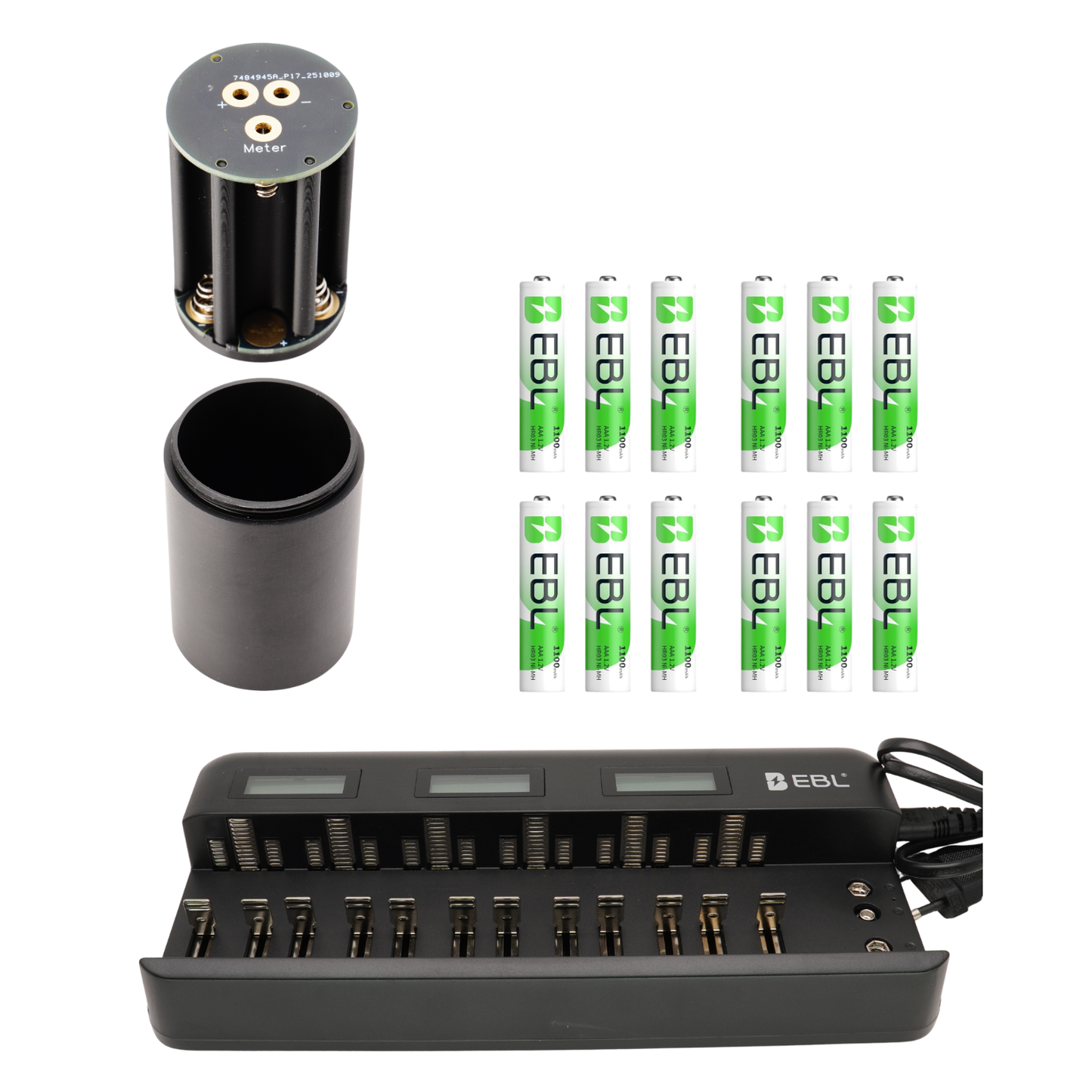 Adaptador de pilas recargables 6x AAA para Beaulieu 3008 S, 5008 S