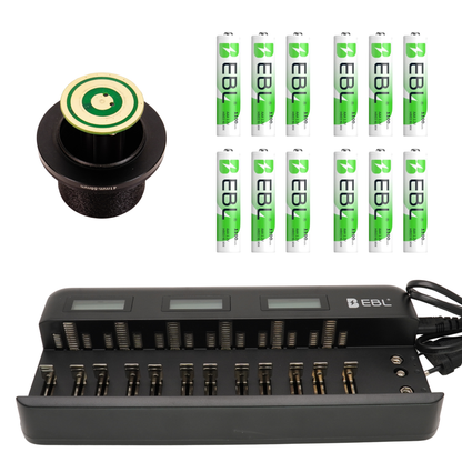 Adaptateur de batterie Beaulieu S2008 (3 broches) - 4x piles AA rechargeable