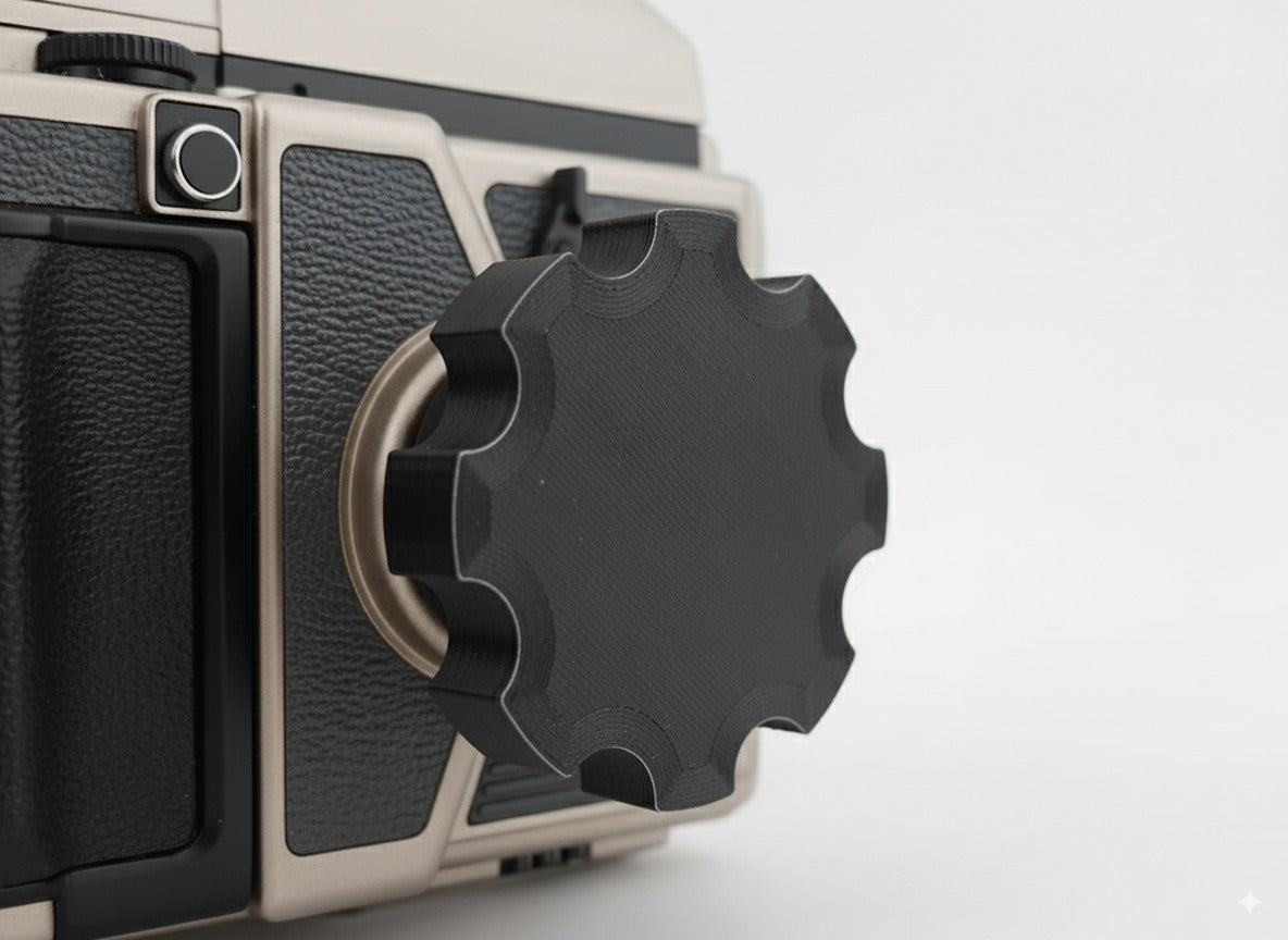 Bouton de rembobinage pour Bronica ETR, ETRS & ETRSi