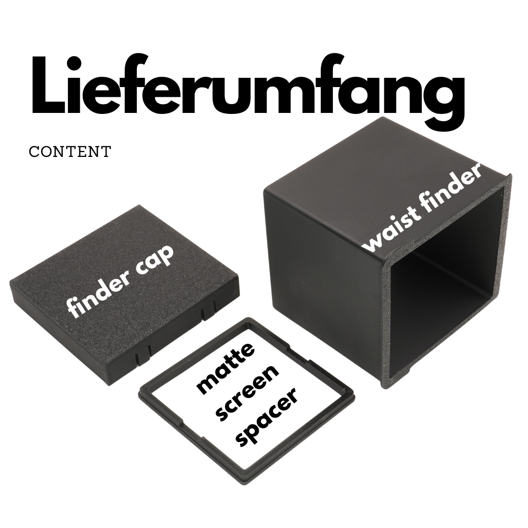 Fokus-Adapter Set für Escura Hasselback an Hasselblad 500