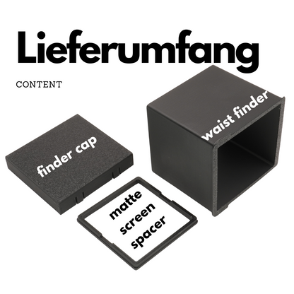 Fokus-Adapter Set für Escura Hasselback an Hasselblad 500