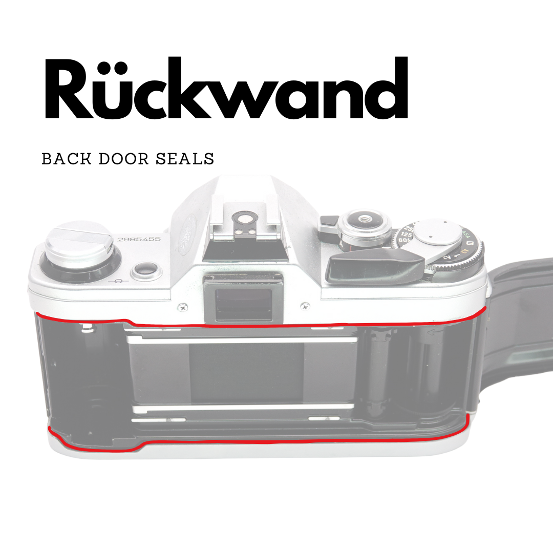 Set universel de joints d'étanchéité avec amortisseur de miroir pour Canon, Nikon, Minolta & Olympus