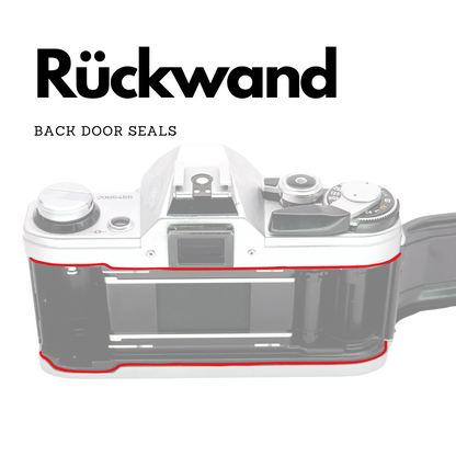 Set universel de joints d'étanchéité avec amortisseur de miroir pour Canon, Nikon, Minolta & Olympus