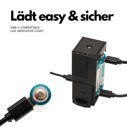 Batterie Li-Ion rechargeable (USB-C) pour Rolleiflex SLX, 6006 & 6008