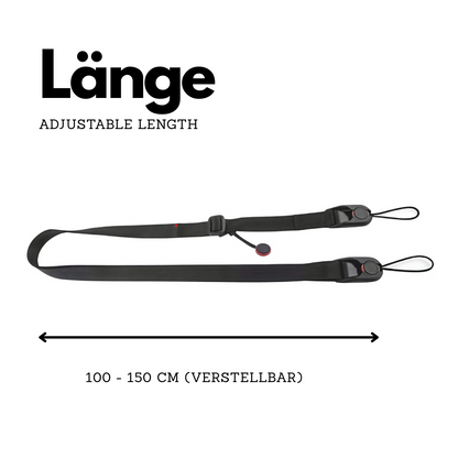 Tracolla per fotocamera con chiusura rapida per Canon AE-1, Nikon F3 e Olympus OM-1