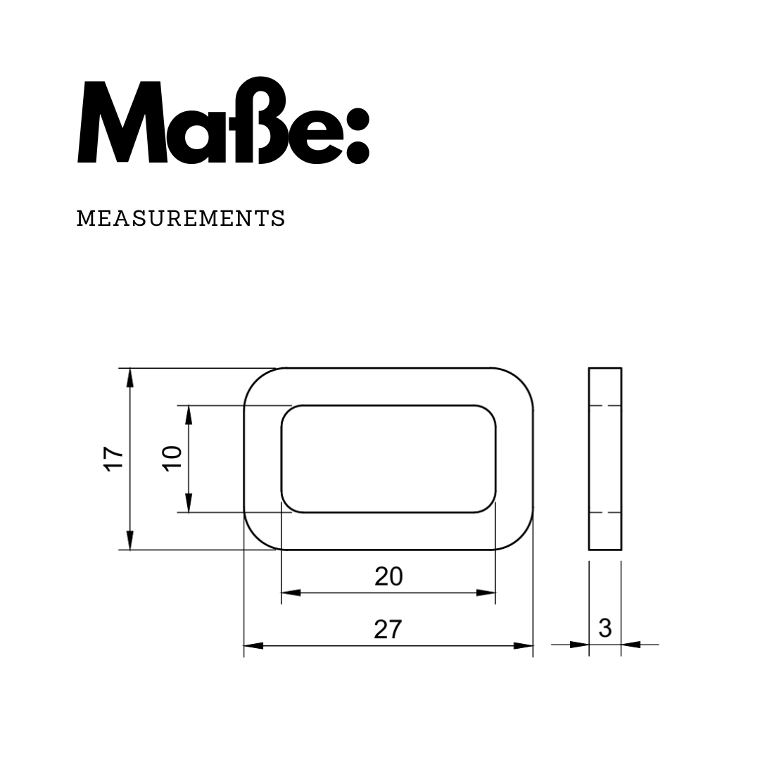 Joint d'étanchéité fenêtre de visualisation (lot de 2) pour Leica R, Contax G & Ricoh GR