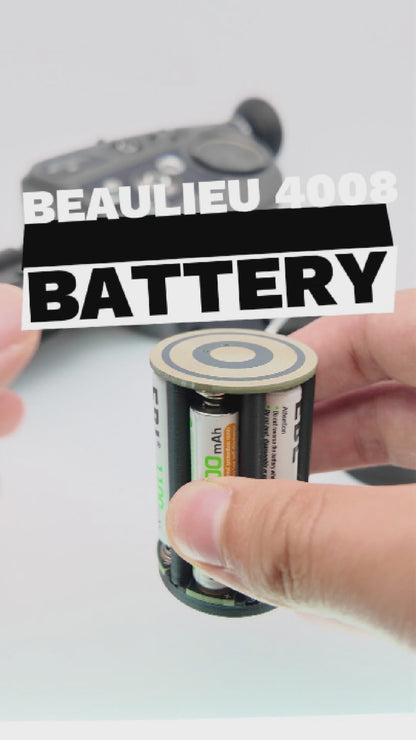 Adaptateur de batterie V2 pour Beaulieu 4008 S, ZM, ZMII, ZM4 & M3