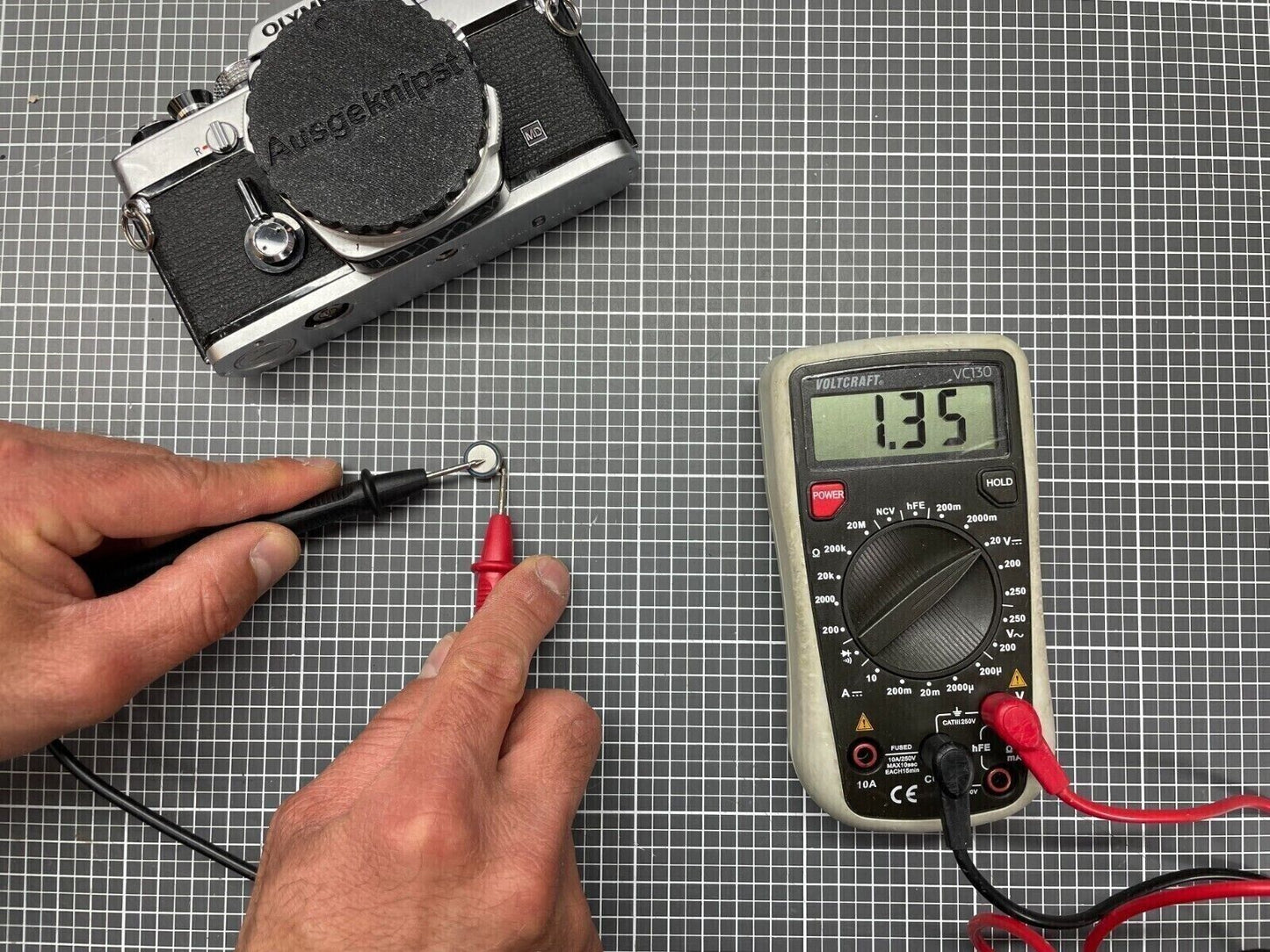 Adaptateur de batterie PX625 avec joint torique pour Rollei 35, Olympus OM-1, Canon F-1 & Minolta SRT