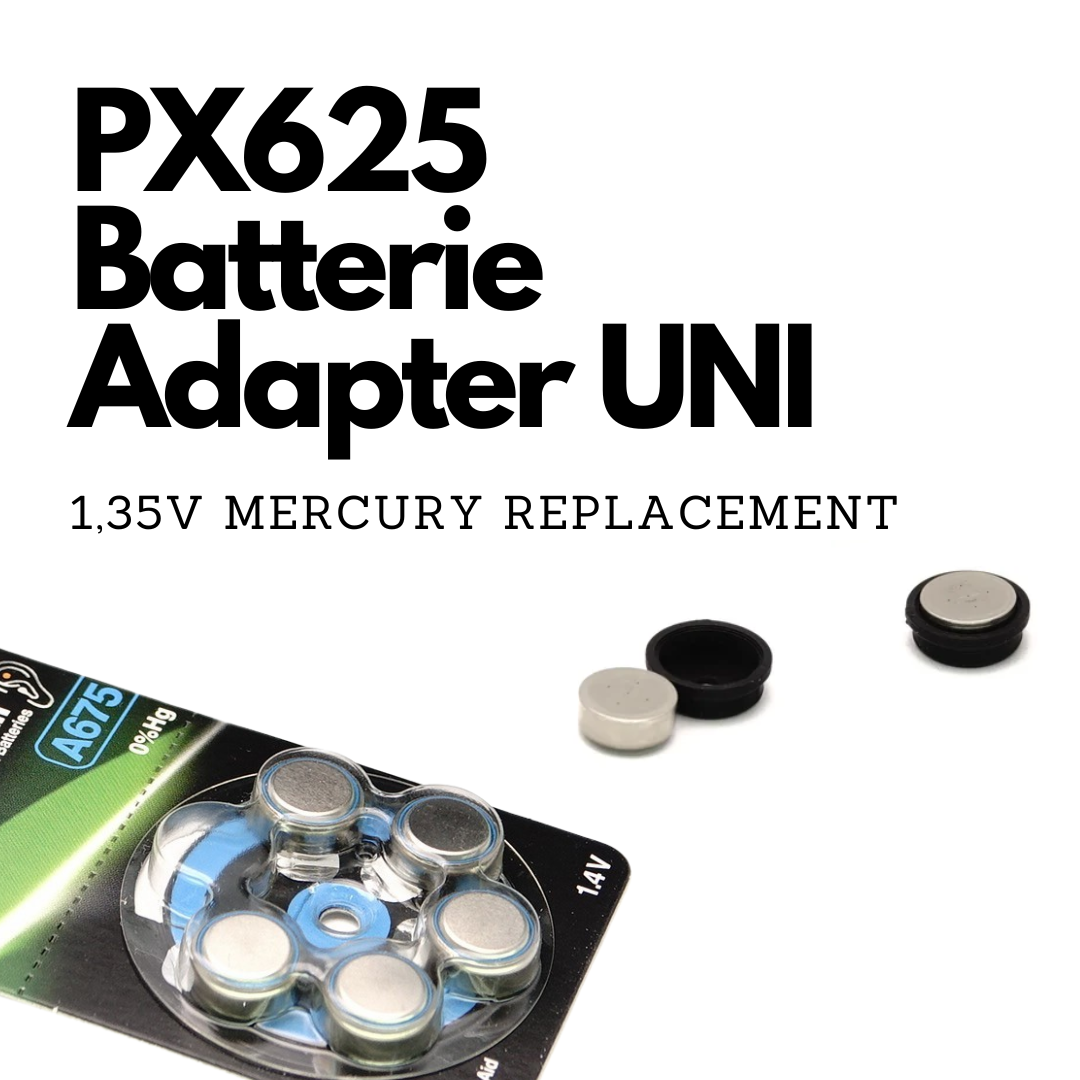 Adaptateur de batterie universel PX625 MR9 de rechange – Compatible avec Canonet, Nikon F, Yashica Mat & Praktica