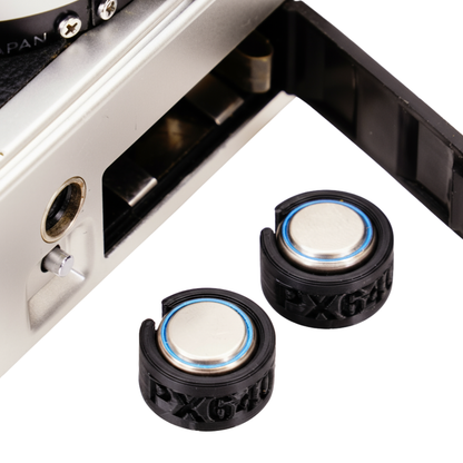 Adaptateur de batterie PX640 pour Minolta Hi-Matic E/F, Olympus 35 EC & Yashica FC/GX