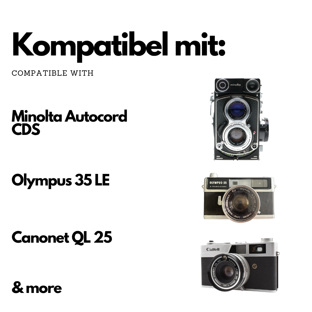 Adaptateur de batterie PX1 MR50 pour Minolta Autocord, Canon QL25, Olympus 35 LE