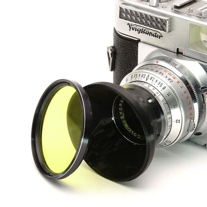 Paraluce & adattatore filtro 52mm per Voigtländer Vito B & Vitomatic