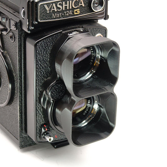 Gegenlichtblende Bay 1 für Yashica Mat 124G & Rolleiflex T