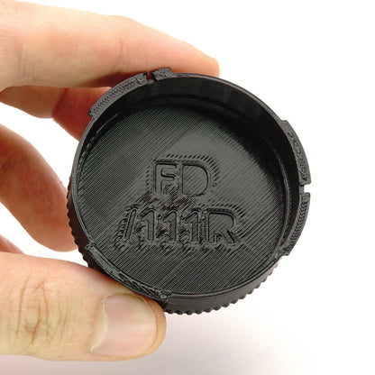 Bouchon d'objectif pour objectifs Canon FD & nFD (28mm, 50mm, 85mm)