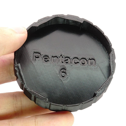 Copriobiettivo posteriore P6 a baionetta per Pentacon Six, Kiev 60 e Praktisix