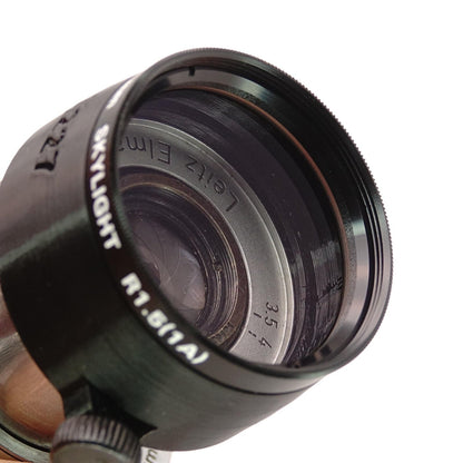 Pare-soleil & adaptateur de filtre 37mm pour Leica Elmar 5cm