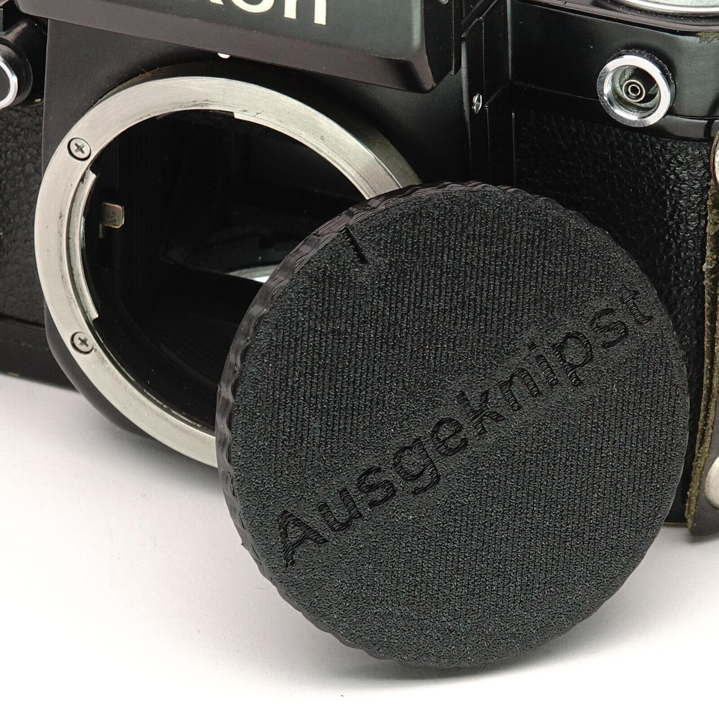 Couvercle de boîtier pour baïonnette Nikon F (F3, FM, FE, FA)