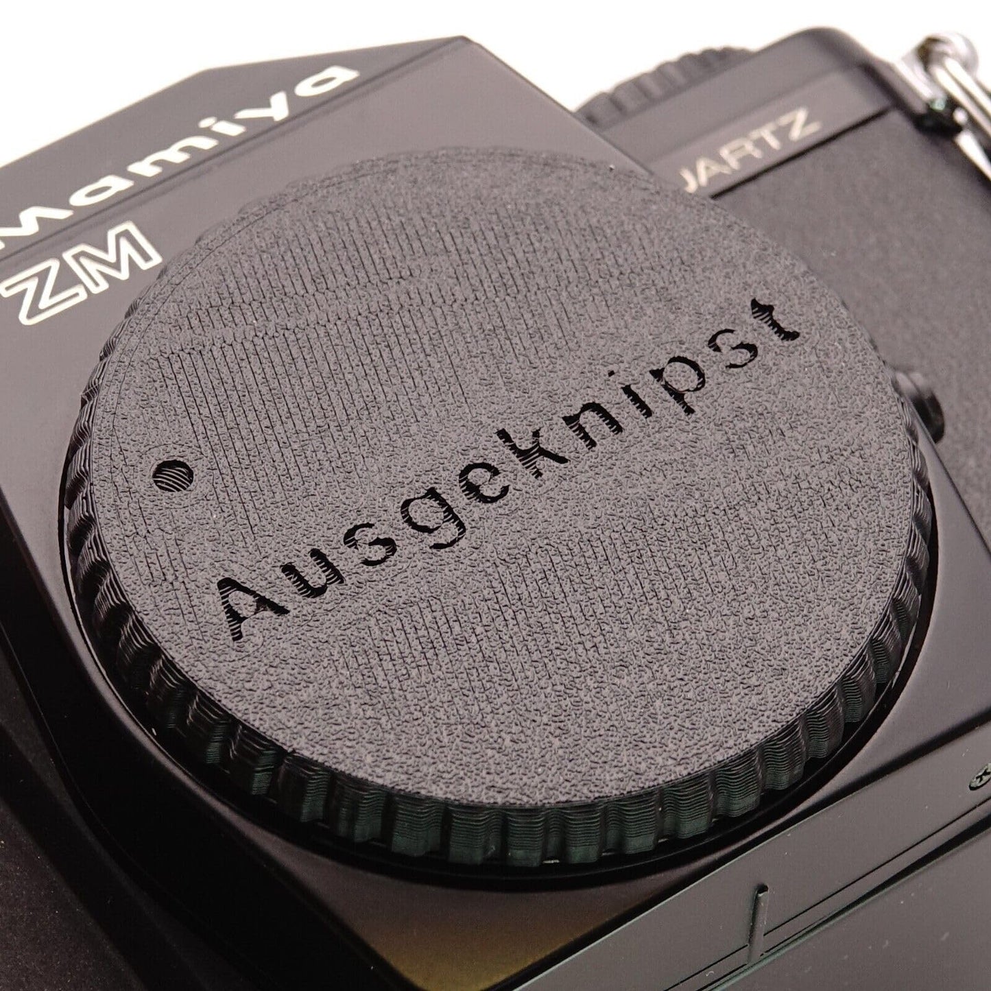 Body cap for Mamiya ZE, ZM & NC-1000 series