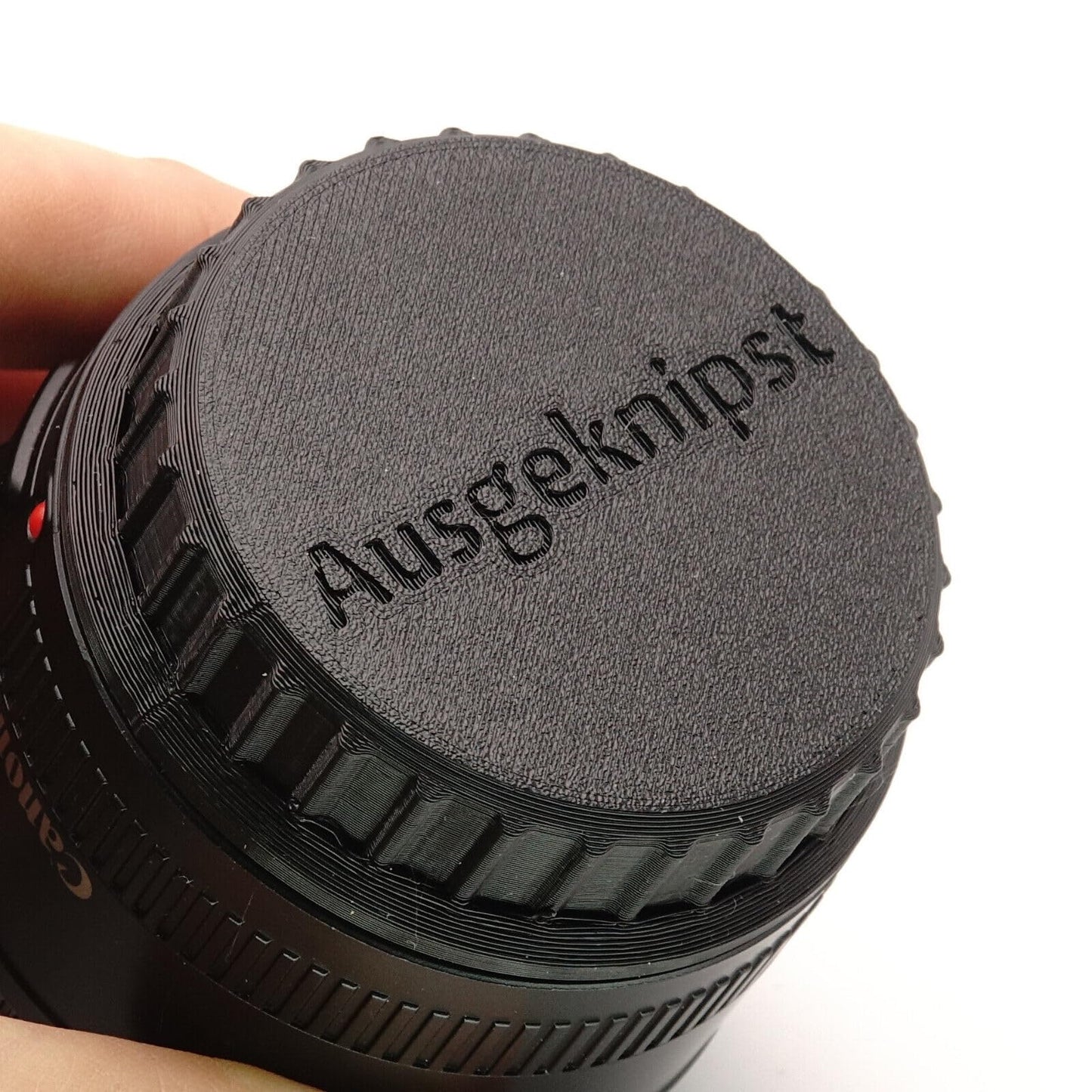 Cache d'objectif pour monture Canon EF (série L, STM, USM)