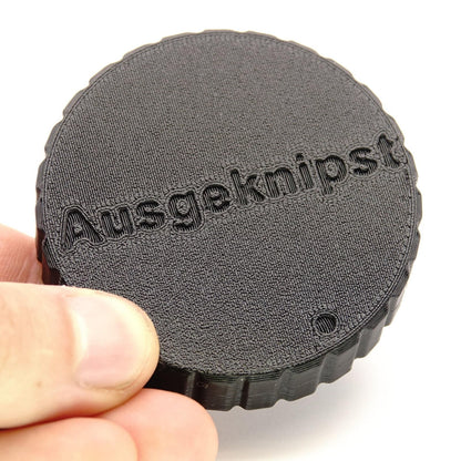 Cache arrière d'objectif pour objectifs Leica R (Summicron, Elmarit)