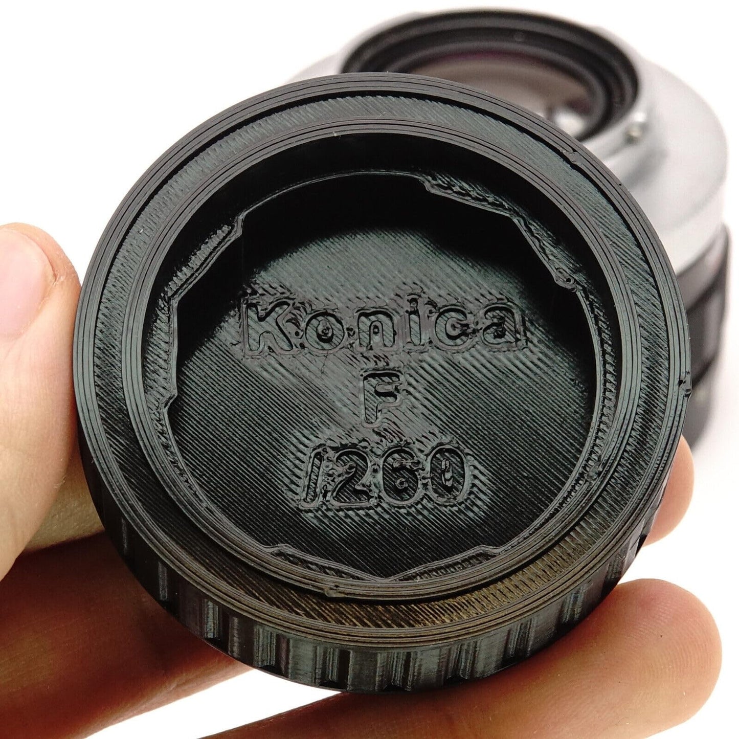 Lens rear cap F-bayonet for Konica F, FS, FM & FP