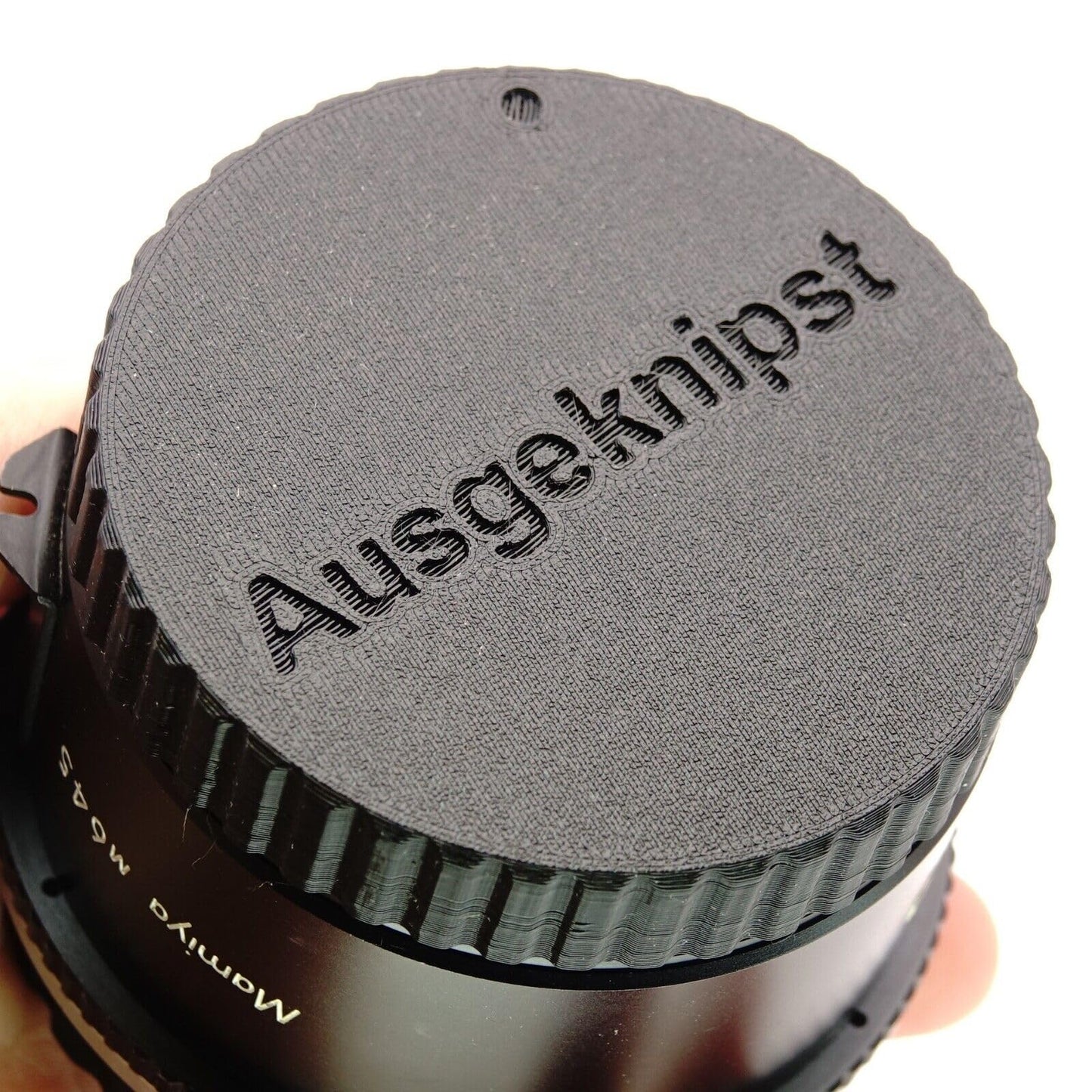 Lens rear cap for Mamiya 645 lenses (C, N, A, AFD)