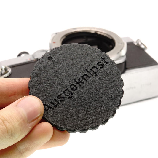 Gehäusedeckel für Olympus OM Kameras (OM-1, OM-2, OM-4, OM-10)