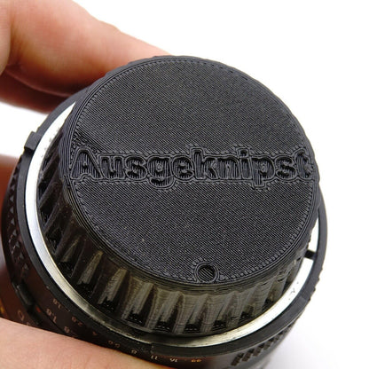 Cache d'objectif Nikon F Mount pour Nikkor AI, AI-S & AF