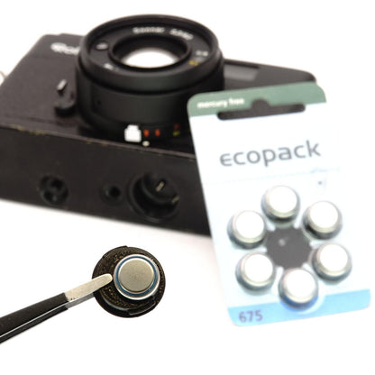 Couvercle de compartiment à piles & adaptateur (675 zinc-air) pour Rollei XF 35